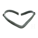 Hallstattzeitlicher Schaukelring aus Bronze mit seitlichen &Ouml;sen, 7. - Mitte 6. Jhdt. v. Chr.