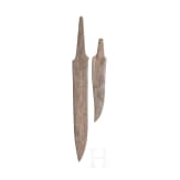 Zwei merowingische Saxklingen, 6./7. Jhdt.