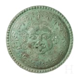 Nachempfindung der Bronzeabdeckung eines Hoplitenschilds mit Medusenhaupt, Historismus, sp&auml;tes 19. Jhdt.