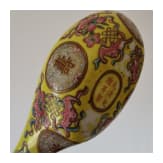 Seltener famille-rose-L&ouml;ffel mit Guangxu-Marke und aus der Zeit, China, 19./20. Jhdt.