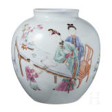 Famille-Rose-Ingwertopf, China, wohl Yongzheng-Periode, 18. Jhdt.