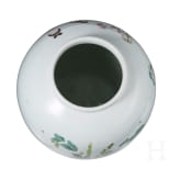 Famille-Rose-Ingwertopf, China, wohl Yongzheng-Periode, 18. Jhdt.