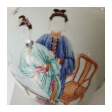Famille-Rose-Ingwertopf, China, wohl Yongzheng-Periode, 18. Jhdt.