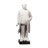 Gro&szlig;e Porzellanfigur von Mao Tse-Tung (Zedong), 1970er Jahre