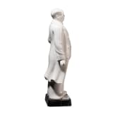 Gro&szlig;e Porzellanfigur von Mao Tse-Tung (Zedong), 1970er Jahre