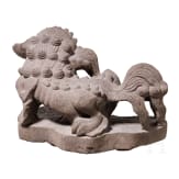 Steinerner W&auml;chterl&ouml;we, China, 20. Jhdt.