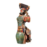 Sitzende Dame aus Porzellan, China, 1. H&auml;lfte 20. Jhdt.