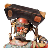 Sitzende Dame aus Porzellan, China, 1. H&auml;lfte 20. Jhdt.