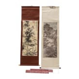 Ein Paar Rollbilder, China, 20. Jhdt.