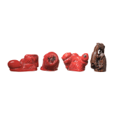 Neun Netsuke, Japan/China, um 1900