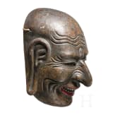 Zwei Nō-Masken, Japan, 19./20. Jhdt.