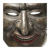 Zwei Nō-Masken, Japan, 19./20. Jhdt.