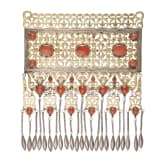 Gro&szlig;es silbernes Pektoral-Ornament, Teke, Turkmenistan, um 1900