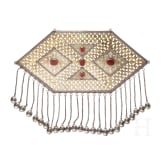 Gro&szlig;es silbernes Pektoral-Ornament, Teke, Turkmenistan, um 1900
