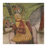 Portr&auml;t von Shri Govind Rao Ji mit Gefolge, Jalaun, Indien, 1. H&auml;lfte 19. Jhdt.