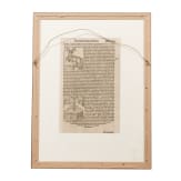 Drei gerahmte Seiten aus der Cosmographia Sebastian M&uuml;nsters (1488 - 1552), deutsch/Schweiz, 16. Jhdt.
