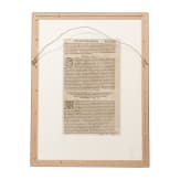 Drei gerahmte Seiten aus der Cosmographia Sebastian M&uuml;nsters (1488 - 1552), deutsch/Schweiz, 16. Jhdt.