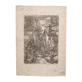 Albrecht D&uuml;rer (1471 - 1528), "Christus am &Ouml;lberg", Holzschnitt, 16./17. Jhdt.