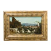 "Italienischer Rosengarten", wohl Adolphe Keller (1880 - 1968), 1. H&auml;lfte 20. Jhdt.