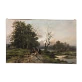Bayerische Moorlandschaft, deutsch, 19. Jhdt.