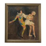 Wilhelm Hempfing, Harlekin und Kolumbine, deutsch, datiert 1937