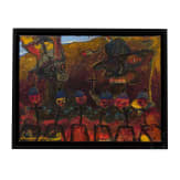 Blalla W. Hallmann (1941 - 1997), "Historisches Treffen in Altdorf", deutsch, datiert 1991