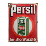 Emailleschild "Persil" (Henkel & Cie A.-G. D&uuml;sseldorf), 1920er Jahre