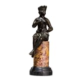 Allegorische Bronzefigur "Amerika", Flandern/Niederlande, 17./18. Jhdt.