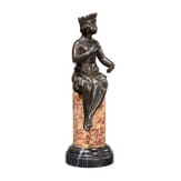 Allegorische Bronzefigur "Amerika", Flandern/Niederlande, 17./18. Jhdt.