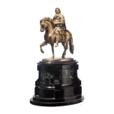 Bronze nach dem Reiterstandbild des Gro&szlig;en Kurf&uuml;rsten Friedrich Wilhelm von Brandenburg, Entwurf Andreas Schl&uuml;ter (1659 Danzig - 1714 St. Petersburg), um 1900