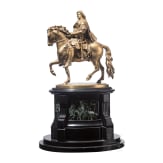 Bronze nach dem Reiterstandbild des Gro&szlig;en Kurf&uuml;rsten Friedrich Wilhelm von Brandenburg, Entwurf Andreas Schl&uuml;ter (1659 Danzig - 1714 St. Petersburg), um 1900