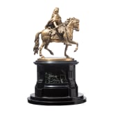 Bronze nach dem Reiterstandbild des Gro&szlig;en Kurf&uuml;rsten Friedrich Wilhelm von Brandenburg, Entwurf Andreas Schl&uuml;ter (1659 Danzig - 1714 St. Petersburg), um 1900
