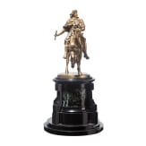 Bronze nach dem Reiterstandbild des Gro&szlig;en Kurf&uuml;rsten Friedrich Wilhelm von Brandenburg, Entwurf Andreas Schl&uuml;ter (1659 Danzig - 1714 St. Petersburg), um 1900