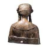 Terrakottab&uuml;ste einer jungen Frau, Friedrich Goldscheider, Reproduction Reserv&eacute;e, &Ouml;sterreich, um 1900