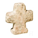 Steinernes Wegkreuz, wohl deutsch, datiert 1708