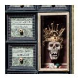 Giftschrank in Buchform, deutsch, um 1900