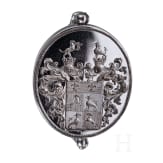 Feines Wendepetschaft im Etui, deutsch oder Frankreich, 19. Jhdt.