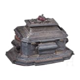 Silberbeschlagene Barockschatulle, Augsburg, um 1700
