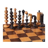 Biedermeier-Schachspiel, deutsch, um 1830/40