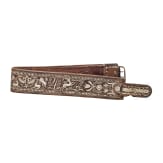Lederranzen (Trachteng&uuml;rtel), deutsch/&Ouml;sterreich, datiert 1847