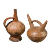 Zwei Gef&auml;&szlig;e, Peru, Nasca-Kultur (Nazca), 3. - 8. Jhdt.