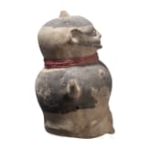 Tonfigur mit Halsband "Cuchimilco", Peru, Chancay-Kultur, 13. - 15. Jhdt.