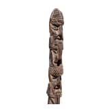 Fig&uuml;rlicher Ritualstab, Peru, Chancay-Kultur, 13. - 15. Jhdt.