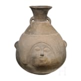 Gro&szlig;e Tonflasche, Peru, Chimu-Kultur, 11. - 15. Jhdt.
