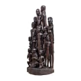 Skulptur einer Familie, Kenia, 20. Jhdt.