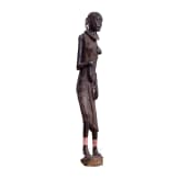 &Uuml;berlebensgro&szlig;e Skulptur einer Frau, Kenia, 20. Jhdt.