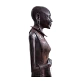 &Uuml;berlebensgro&szlig;e Skulptur einer Frau, Kenia, 20. Jhdt.