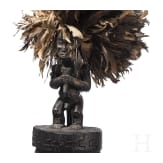 Reliquiarfigur und Reliquiar, Fang Ngumba, Kamerun