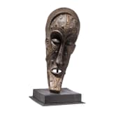 Reliquiarsdeckel mit Aufsatz sowie Maske, Fang Ngumba/Senufo, Gabon/Kamerun/Mali