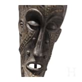 Reliquiarsdeckel mit Aufsatz sowie Maske, Fang Ngumba/Senufo, Gabon/Kamerun/Mali